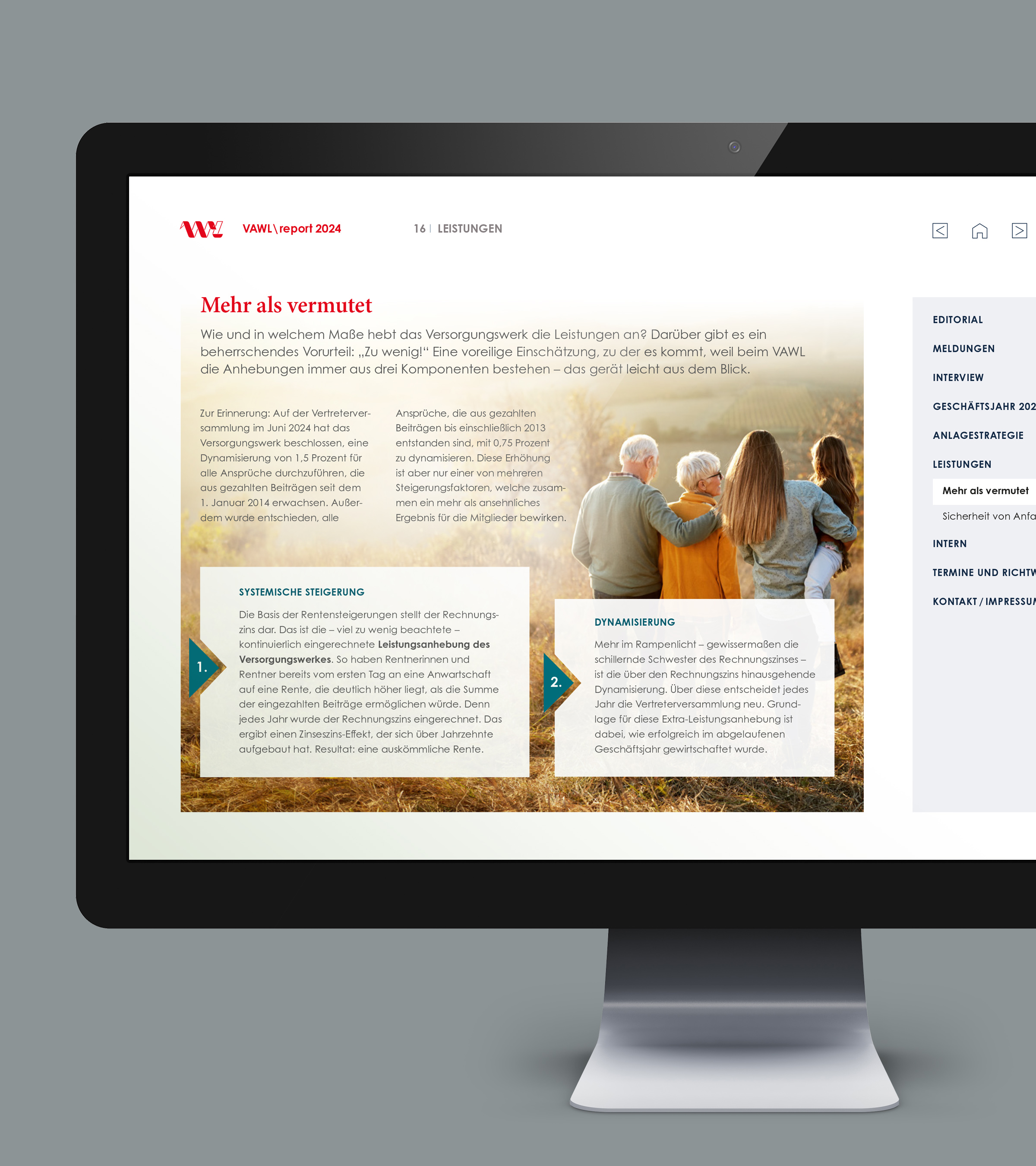 Aufmerksamkeitsstarke Bilder und kompakte Informationen